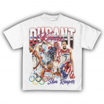 Kevin Basketball Durant Graafiline T-s&auml;rk Naised Unisex F&auml;nnide Essentials L&uuml;hikeste varrukatega Top Suvemood Luksusbr&auml;ndi Tee S