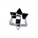 Vorm salatik&uuml;psetusn&otilde;u jaoks Isetehtud k&uuml;psetusn&otilde;ud T&ouml;&ouml;riistad koogivormi salat magustoidujuustu t&ouml;&ouml;riist Hexagonal star