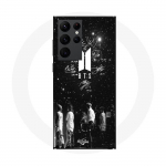 Coque Maniacase pour Samsung Galaxy S22 Ultra bts signature nuit etoil&eacute;