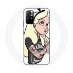 Coque Maniacase pour Redmi Note 11 5G Alice Princesse tatou&eacute;e