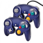 2 x Manette Pad Joystick filaire Pour Console Nintendo GameCube & Wii - Bleu