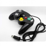 Classique filaire Shock Joypad Jeu de b&acirc;ton Pad contr&ocirc;leur pour Nintendo Wii Gamecube NGC Noir