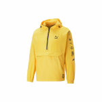 Puma X Staple Koost&ouml;&ouml; Ss23 Logotr&uuml;kiga Poollukuga Kapuutsiga Kootud Jakk Unisex Jakk Kollane 620653-55 XS