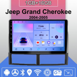 Android Carplay autoraadio Jeep Grand Cherokee 2004-2005 multimeediumipleieri peakomplekti stereo GPS-navigatsioon BT WIFI 2+32GB 1+16GB