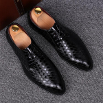 2024 Ametlikud Nahast Kingad Meeste Elegantne &Auml;rikingad Mehelik Geomeetrilised Punased Oxfordid Peo Pulma Vabaaja Meeste Lamedad Kingad Chaussure Homme88 38