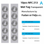 10 tk Ntag213 Ntag215 Nfc sildi kleebis 13,56Mhz Iso14443A silt Telefoni on saadaval Rfid-kleepuv silt
