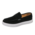 Mood 2024 &Auml;rimeeste Mokassiinid Kingad Suede Slip-on Vabaaja Kingad Meeste Kingad Pulmad Kontor Valge Tald Uued Nahast Kingad K&otilde;rge Kvaliteet 44 must