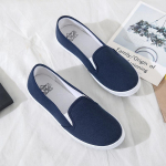 Mood Suur Suurus 42 Naiste Tossud Peale libistatavad Kingad Naiste Baleriinad L&otilde;uendist Mokassiinid Kommikarva Vabaajajalatsid Naised Valged Kingad zapatos mujer 11 sinine