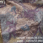 Luksuslik kootud žakaarmustriga lilledega reljeefne mullkangas Pehme Elegantne Mood 3D Tekstuuriga Kangas DIY &Otilde;mblemiseks Kleit Polsterdus 1M