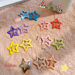 Dopamiini T&auml;ht Juukseklamber T&uuml;drukutele - Beebi Juukseklamber K&uuml;lgtuka ja Katkiste Juuste jaoks Oil dripping star bb clip 1 piece