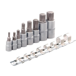 8 tk/komplekt XZN 1/4 3/8 1/2 12-punktiline MM kolmekandiline spline-otsikupesade komplekt M4-M16 adapterite komplekt T&ouml;&ouml;riistad K&auml;sit&ouml;&ouml;pesade komplekt 8pcs h&otilde;be