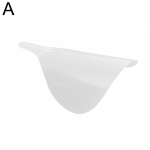 Barber l&auml;bipaistvast plastist juukselakk n&auml;ole juuksel&otilde;ikuspadjad Juukselakikindel Protect juuksurivesi S T6Y1 whiteA-1pcs