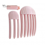 3 tk/komplekt Kohevate juuste kamm klamber Juukserull Naturaalne vol&uuml;&uuml;mi lisav kamm Kaasaskantav reisikamm 3/6 piiga Otsaesise tuka kujunduskamm Naised T&uuml;drukud Juuksed B