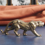 Leopardi kujud Panteri figuur Messingist kujuke S&uuml;nnip&auml;evakink Kollektsioneeritav Loomaskulptuur koju