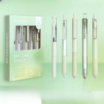 Pintslite pliiatsikomplekt Quick Dry Press Neutral Pen ST Head Press Brush Black Pen 0.5mm