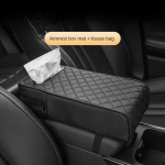 Auto k&auml;etoe kate, nahk koos kudede hoiustamisvahendiga, m&auml;luvahuga k&otilde;rguspadi, universaalne auto keskosa k&auml;etoe kaitsepadja tugi