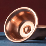 Puhas Vask Veevarustuskauss K&auml;sitsi Valmistatud P&uuml;havee Kauss Buddha jaoks Budistlikud Tarvikud Peenelt Poleeritud Veevarustuskauss