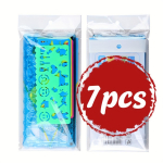 7-osaline geomeetriliste joonistusmallide komplekt Esmaklassilised plastist &scaron;abloonjoonlauad kunsti, disaini-arhitektuuri jaoks Erinevad kujundid loominguliste projektide jaoks 7pcs mixed color