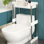 Tualettruumi riiulikomplekti riiul, suure mahutavusega vannitoariiulid, s&auml;&auml;sta ruumi WC-poti riiulite riiulid