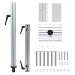 Teleskoopiline Lauajalg Stabiilne Tugi Antioks&uuml;datsioon Eemaldatav 360 Kraadi P&ouml;&ouml;ratav Valge RV Eemaldatav Lauajalg Jahtidele