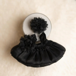 4 v&auml;rvi traksidega kleitriided 17cm Labubu nuku riietuse aksessuaarid lastele kingitus riietuda loomade nukkude aksessuaarid fit 17cm Labubu Doll must