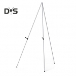 Molbertit, kokkupandav kaasaskantav metallist statiiv Art vitriin, reguleeritav maalimismolbert l&otilde;uendi pulmasildi jaoks valge