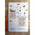 26 cm lehed DIY kihistus&scaron;abloonid seinamaaling v&auml;ljal&otilde;igete album v&auml;rvimine reljeef albumi dekoratiivkaardi mall