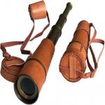 Messingist Merenduslik Teleskoop Nahast Karbiga 45.72 cm Pikk