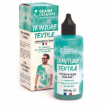 Peinture pour textile 100 ml effet tie and die - bleu turquoise