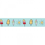 Washi tape - Glaces et soleil - 15 mm x 10 m