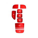 Alumiiniumist auto elektrooniline k&auml;sipidur ESP nupu katte trimmib kleebiste tarvikud Hyundai Tucson NX4 2021 2022 2023 2024 N Line jaoks punane