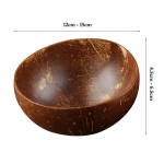 6 tk Kookosp&auml;hkli Kauss Naturaalne Kookosp&auml;hkli Poole Koor Kauss Smuuti Salati Puuviljade Serveerimiskausid Toidu jaoks Suvine Peodekoratsioon Lauan&otilde;ud