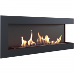 Seinale paigaldatav Bioetanool kamin DELTA parempoolne 120 cm T&Uuml;V