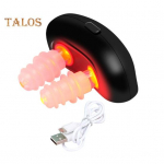 Punase valgusega ninateraapia seade Siinuse leevendamise riniidi s&uuml;mptomid Rahustav USB-laetav kaasaskantav infrapuna-nina rahustav instrument must