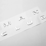 3D ABS Clubman Logo Auto Tagaluugi Embleem M&auml;rk Kleebis Silver