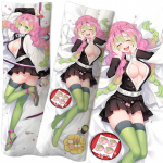 Anime Demon Slayer Kochou Shinobu figuur v&otilde;rdse keha kallistatav kehapadi padjap&uuml;&uuml;r kahepoolne 3D-tr&uuml;kk DIY kahem&otilde;&otilde;tmeline seksikas kingitus 60x180cm pillowcase