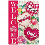 1 tk Emadep&auml;eva 12x18 tolline majalipp Maja sisekujundus Kahepoolne v&otilde;luv &otilde;nnelik aiahoovi lipud lillede disain