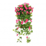 Kunstlik Morning Glory 44 pead Realistlik v&otilde;ltssiidist petuunia lill, UV-kindel siseruumides &otilde;ues, seinale riputatavad kunstlilletaimed