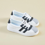 Vabaaja jalutusk&auml;igukingad naistele Mugavad PU-nahast paeltega paksu platvormiga tossud Libisemiskindlad tennised Naiste hingavad jooksujalatsid 35