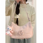 Varakevadine k&otilde;rge v&auml;&auml;rtusega roosa kaenlaalune kott naistele ni&scaron;idisainiga, k&otilde;rgekvaliteediline k&auml;ekott, &uuml;he &otilde;laga t&ouml;&ouml;les&otilde;idukott