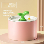 Uus kass naljakas suurte silmadega armas keraamiline elektriline veejaotur koera joogikauss tsirkulatsiooniga automaatne lemmikloomade veejaotur