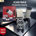 T&auml;iustatud kodukino projektor m&auml;ngukogemusega - kaasaskantav Retro X300max, Android 11, topelt-WiFi ja BT5.4, 1280x720p P30-Without Android-EU