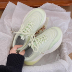 &Uuml;mara ninaga platvorm vabaajajalatsid naiste 2025 kevad ja suvi uus retro trend l&ouml;&ouml;gisummutus kerge kaal p&otilde;hikooli &otilde;pilase jooksmise spordijalan&otilde;u 40 roheline