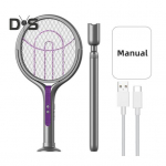 Elektriline s&auml;&auml;sel&otilde;ks Kokkupandav disain 3500V V&otilde;imas &scaron;okk Laetav aku USB Type-C laadimine V&otilde;rgust putukal&otilde;ks lilla