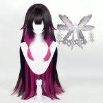 Professionaalne Genshin Impact Columbina Cosplay parukas Genshin Impact Damselette Colombina Fatui Cosplay parukad 105 cm kuumakindlad parukad + parukakork One Size