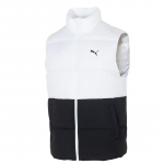 Puma k&otilde;rge kaelusega mugav soe moodne sulevest meestele Vestid Must Valge 687300-51 XL