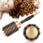 Professionaalne antistaatiline &uuml;mmargune juuksekamm, salongi stiilihari Twill nailonpross(53 mm)