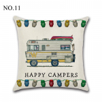 1PC Linen Throw Decorative Pillow Cover Office Touring car Home Living Bedroom Cushion Case Sofa 45x45cm Car Cushion Cover