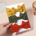 3 tk/palju kaabliga kootud beebipeapaelad lastele elastsed beebit&uuml;drukud turbanist laste juuksepaelad vasts&uuml;ndinu peakate beebi juuste aksessuaarid