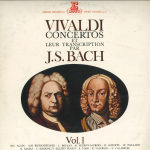 LP plaat JEAN-FRAN&Ccedil;OIS PAILLARD, PAILLARD CH - Vivaldi ja Bach 1 ERX2288 ERATO Jaapan Klassikaline Kasutatud